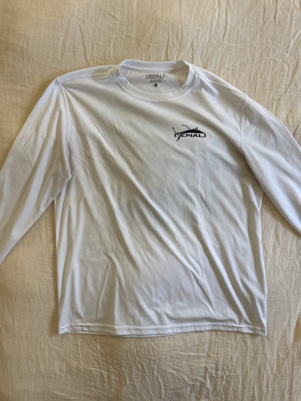 Denali Men's Long Sleeve Performance Tee - White
